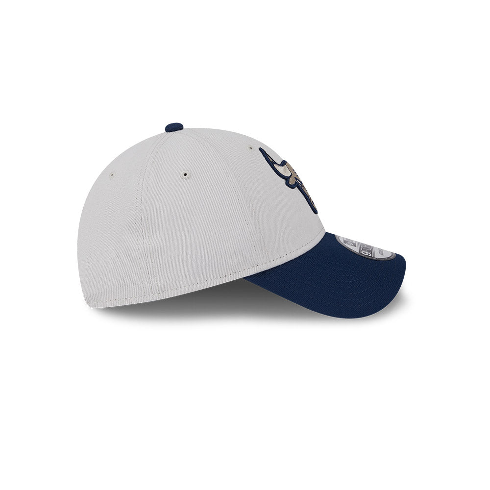 Chicago Bulls Hat - Oceanside Blue 2-Tone Repreve NBA 9Forty Strapback Cap - New Era